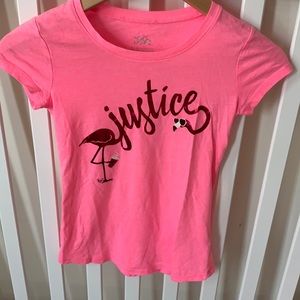 Pink Justice Logo Tee